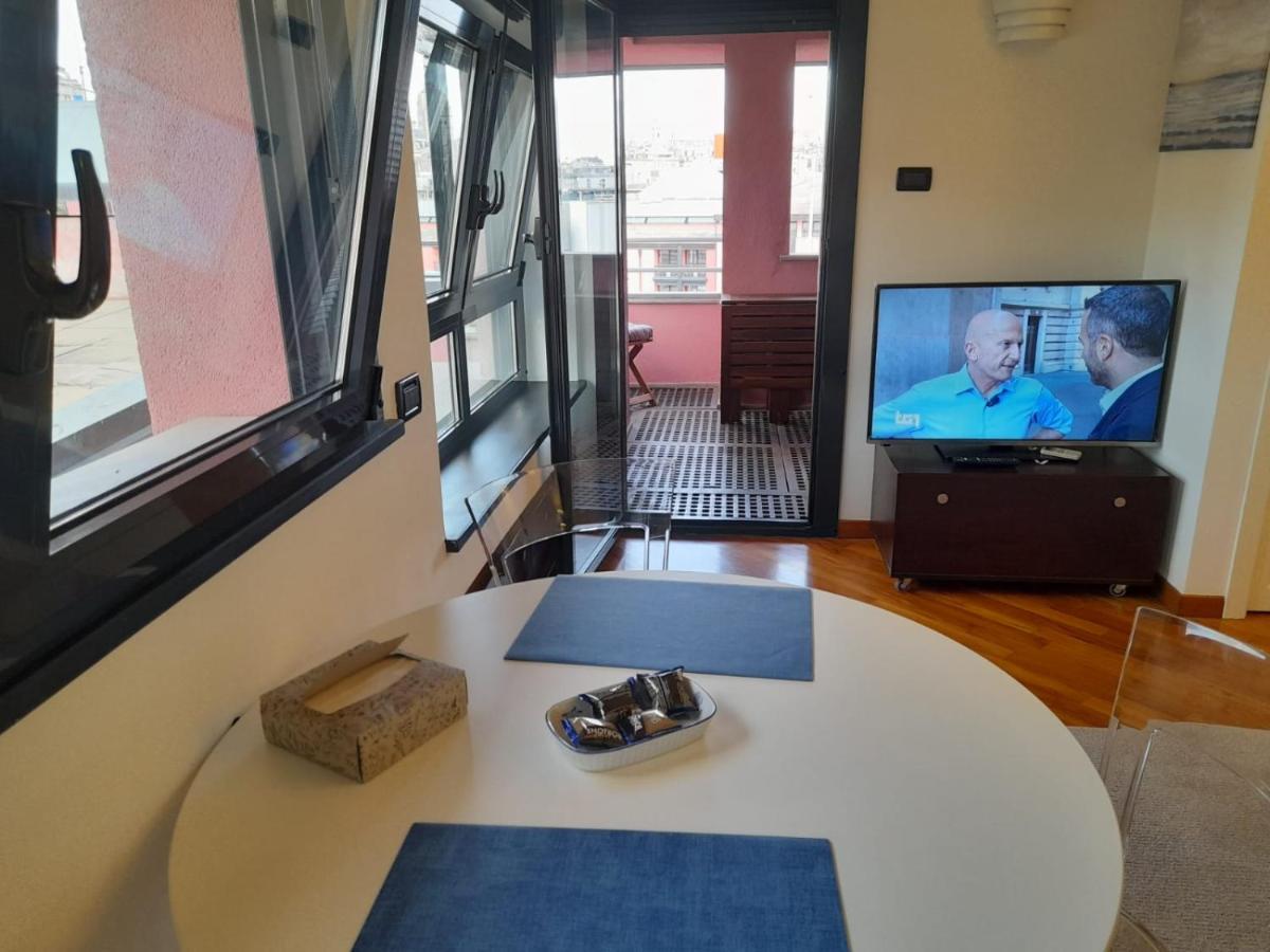 Ferienwohnung Bilocale Vista Mare Con Terrazzo-Porto Antico- Parcheggio Scontato Genua Exterior foto